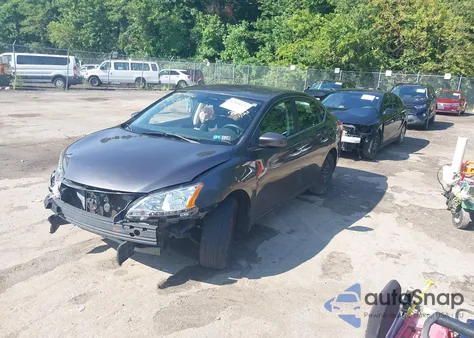 2014 Nissan Sentra S из США, поврежденный, VIN 3N1AB7AP6EY336609
